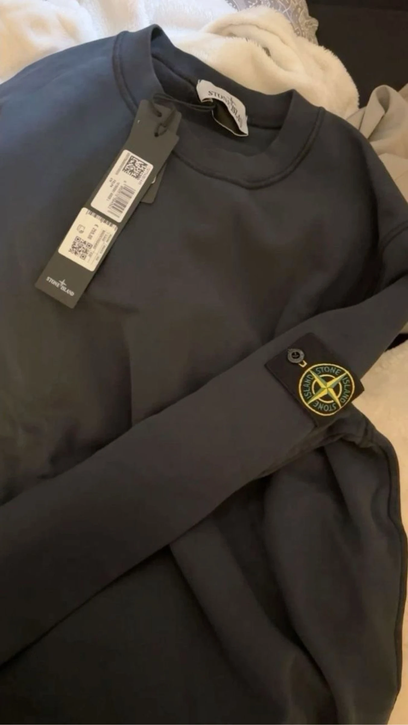 Pull noir Stone Island